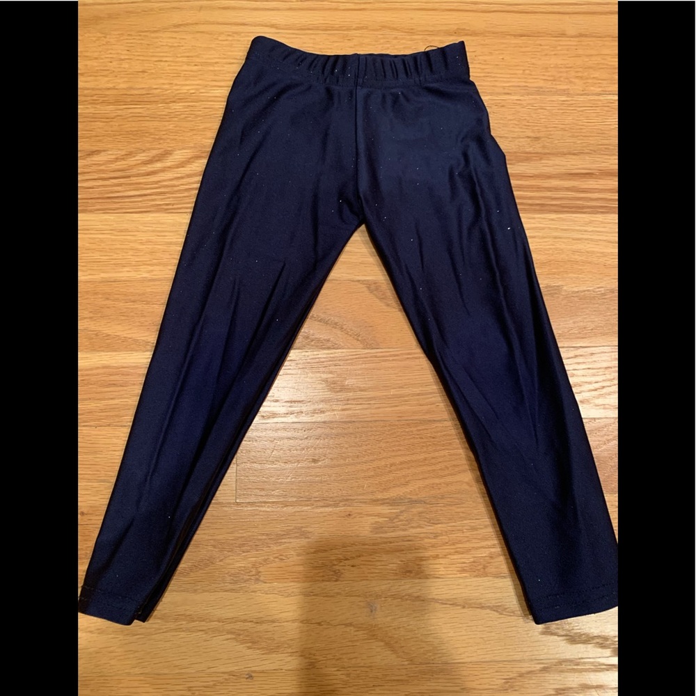 Navy shiny Dori creation leggings
